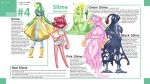  5girls ahoge black_hair black_skin blonde_hair blue_skin boots breasts butterfly goo_girl green_eyes green_hair green_skin hard_translated highres long_hair monster_girl monster_musume_no_iru_nichijou multiple_girls naked_coat navel orange_eyes pink_hair pink_skin raincoat red_eyes red_skin redhead rubber_boots simple_background suu_(monster_musume) tentacle_hair very_long_hair yellow_boots 