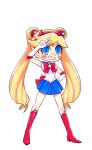  1girl blonde_hair sailor_moon_(cosplay) simple_background solo star_butterfly star_vs_the_forces_of_evil tagme tied_hair twintails 
