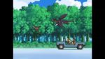  animated animated_gif flying garchomp hikari_(pokemon) pikachu pokemon pokemon_(anime) satoshi_(pokemon) shirona_(pokemon) staravia takeshi_(pokemon) 