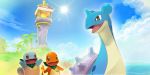  charmander lapras official_art pokemon pokemon_mystery_dungeon sky squirtle tagme 