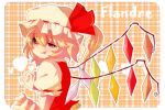  1girl female flandre_scarlet plaid plaid_background solo tagme touhou 