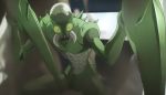  1boy animated animated_gif bald brain bug green_blood kamakyuri kill monster mutant one-punch_man punching saitama_(one-punch_man) violence 