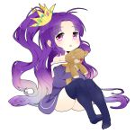  1girl nashira no_game_no_life pink_hair purple_hair raspdere shiro_(cosplay) shiro_(no_game_no_life) simple_background solo tibbers_(league_of_legends) 