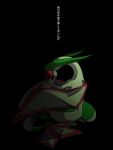  black_background crying flygon gradient gradient_background horns japanese pokemon sad tagme wings 
