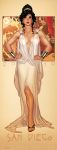 10s 1girl 2010 amazon art_nouveau breasts cleavage dc_comics dress earrings full_body hands_on_hips jewelry sandals solo standing tiara white_dress wonder_woman wonder_woman_(series) 