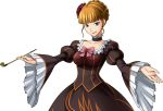  1girl beatrice blue_eyes looking_at_viewer open_arms pipe simple_background solo tagme umineko_no_naku_koro_ni 