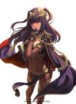  1girl black_hair book fire_emblem fire_emblem:_kakusei hime_cut official_art simple_background solo tharja 