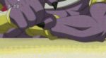  10s 1boy 2015 animated animated_gif arm_cuffs asteroid destruction dragon_ball dragon_ball_super egyptian_clothes explosion god_of_destruction_beerus male_focus nail planet purple_skin space tail 