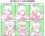  alisha_diphda aqua_eyes blush book breasts closed_eyes drill_hair fingerless_gloves gloves hair_ornament long_hair monochrome open_mouth ribbon side_ponytail smile sparkle tales_of_(series) tales_of_zestiria 