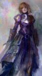  1girl armor armored_dress breastplate daniel_kamarudin fate/stay_night fate_(series) gradient gradient_background realistic saber solo standing sword 