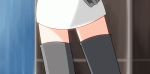  1girl animated animated_gif blonde_hair blue_eyes blush breasts fedora hainchu hat navel pokemon serena_(pokemon) skirt small_breasts standing tagme talking team_rocket_(cosplay) 