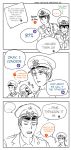  anyan_(jooho) comic eurofighter_typhoon flight_highschool military military_uniform monochrome rafale text translated uniform 