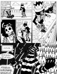  3boys brook comic garththedestroyer laughing md5_mismatch monochrome multiple_boys one_piece roronoa_zoro ship skeleton watercraft zeo_(one_piece) 