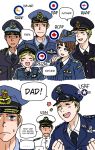  anyan_(jooho) comic military military_uniform simple_background tagme text translated uniform 