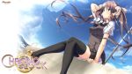  1girl andou_misaki chrono_clock female koku purple_software thigh-highs wallpaper 