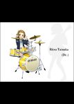  drum drum_set drums hairband instrument k-on! mizuki_makoto school_uniform short_hair solo tainaka_ritsu tomboy 