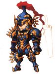  armor blonde_hair chibi famfrit final_fantasy final_fantasy_xii helmet highres knight male original solo spikes sword tsunekun weapon 