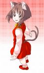  animal_ears bad_id cat_ears cat_tail chen short_hair tail touhou 