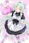  green_hair kobayakawa_chinu maid rance_(series) sengoku_rance tagme teapot 