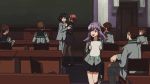  animated animated_gif black_hair hair_ribbon multiple_boys multiple_girls owari_no_seraph purple_hair ribbon school_uniform 