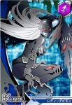  1girl breasts card_game claws demon_girl digimon digimon_crusader female ladydevimon large_breasts long_hair lowres nipples smile tagme white_hair 