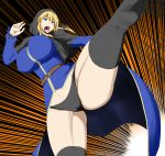  attack blonde_hair breasts eldersister genderswap goenitz king_of_fighters large_breasts 