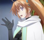  1girl gloves high_school_dxd long_hair shidou_irina smile solo standing stitched twintails violet_eyes 