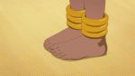 animated animated_gif barefoot choi_mochimazzui dark_skin feet jewelry tamako_market toes 