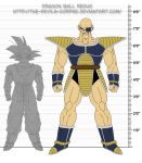  dragon_ball dragonball_z nappa son_gokuu the-devils-corpse_(artist) 