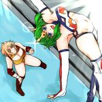  2girls breasts character_request cleavage multiple_girls ring_dream sonic_cat tagme wrestle_angels wrestler wrestling wrestling_outfit 
