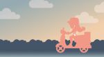  1girl animated animated_gif ground_vehicle mona_(warioware) motor_vehicle motorcycle nintendo tagme warioware 