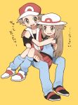  00s 1boy 1girl ako_(ako0905) blue_(pokemon) pokemon pokemon_(game) pokemon_frlg red_(pokemon) tagme 