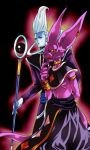  2boys bare_shoulders bracelet cat_ears deity dragon_ball dragonball_z dragonball_z_battle_of_gods god_of_destruction_beerus highres jewelry monster multiple_boys no_humans purple_skin tail whis wristband 