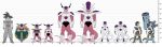  dragon_ball dragonball_z frieza horns son_gokuu tail the-devils-corpse_(artist) 