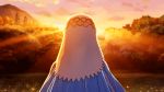  1girl animated animated_gif aqua_(fire_emblem_if) blue_hair breasts female fire_emblem fire_emblem_if nintendo yellow_eyes 