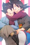  2boys dragon_ball dragonball_z multiple_boys son_gokuu supobi vegeta 