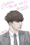  1boy bigbang black_hair k-pop male_focus necktie seungri_(bigbang) solo suit 