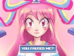  1girl animated animated_gif disney giffany gravity_falls jin_(lili_to_marigold) long_hair pink_eyes pink_hair ribbon sad yandere 