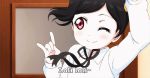  1girl animated animated_gif black_hair child love_live!_school_idol_project nico_nico_nii red_eyes side_ponytail smile yazawa_kokoro 