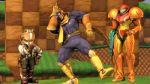  3d animated animated_gif captain_falcon cup dancing f-zero fox_mccloud furry metroid nintendo samus_aran smile star_fox super_smash_bros. 