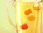  alcohol animal artist_request beer bird chick cup surreal 