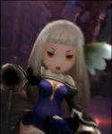  1girl animated animated_gif blonde_hair bravely_default_(series) bravely_second:_end_layer breasts cleavage looking_at_viewer lowres magnolia_arch red_eyes wink 