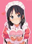  akiyama_mio animated animated_gif eto k-on! maid valentine 