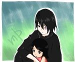  1boy 1girl megapingvinka naruto tagme uchiha_sarada uchiha_sasuke 