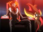  fleur-de-lis_(pokemon) pokemon pokemon_(anime) pyroar team_flare 