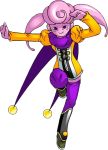  1girl dragon_ball dragon_ball_online dragon_ball_xenoverse dragonball_z female_majin majin_(race) majin_girl monster_girl no_background pink_skin short_shorts shorts tentacle_hair twintails 