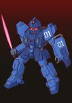  blue_destiny_01 energy_sword gundam gundam_side_story:_the_blue_destiny mecha shield sword weapon 