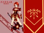  armor axe blue_eyes nam_(valckiry) redhead smile weapon 