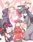  10s 6+girls ace_trainer_(pokemon) apron artist_request beret black_hair blonde_hair blush bow breasts dress fairy_tale_girl_(pokemon) female flat_chest furisode_girl_(pokemon) furisode_girl_kirika gloves hat hex_maniac_(pokemon) jacket lass_(pokemon) multiple_girls npc_trainer open_mouth pokemon pokemon_(game) pokemon_xy ponytail red_eyes skirt smile teeth twintails violet_eyes yellow_eyes 