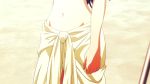  1girl animated animated_gif breasts cleavage kirijou_mitsuru long_hair midriff persona persona_3 redhead swimsuit 